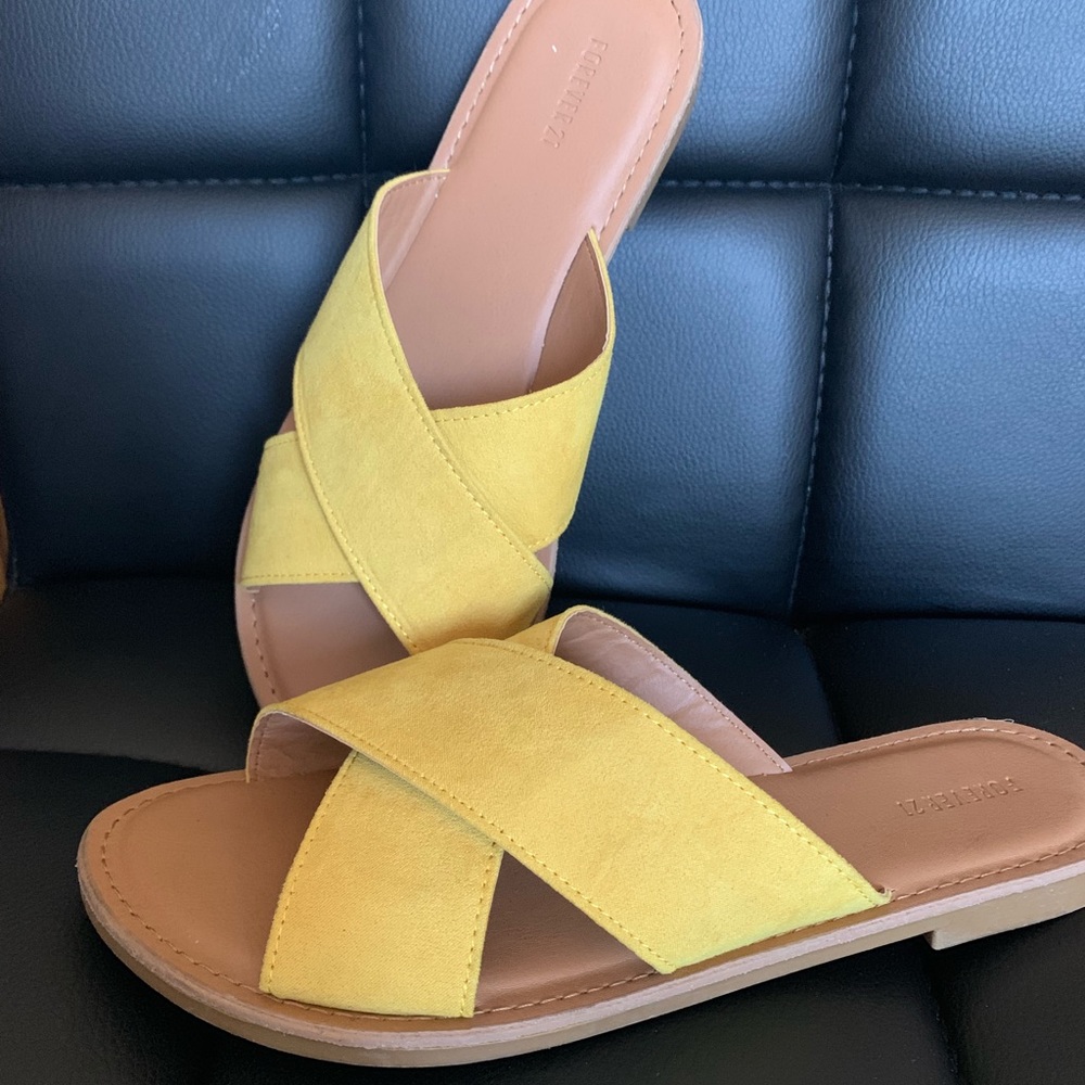 Forever 21 Yellow Sandals